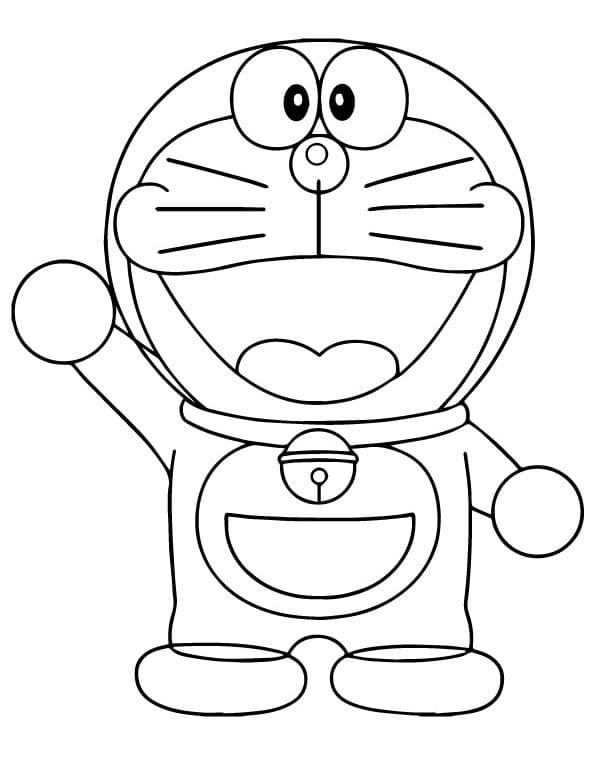 Doraemon Boyama Sayfaları