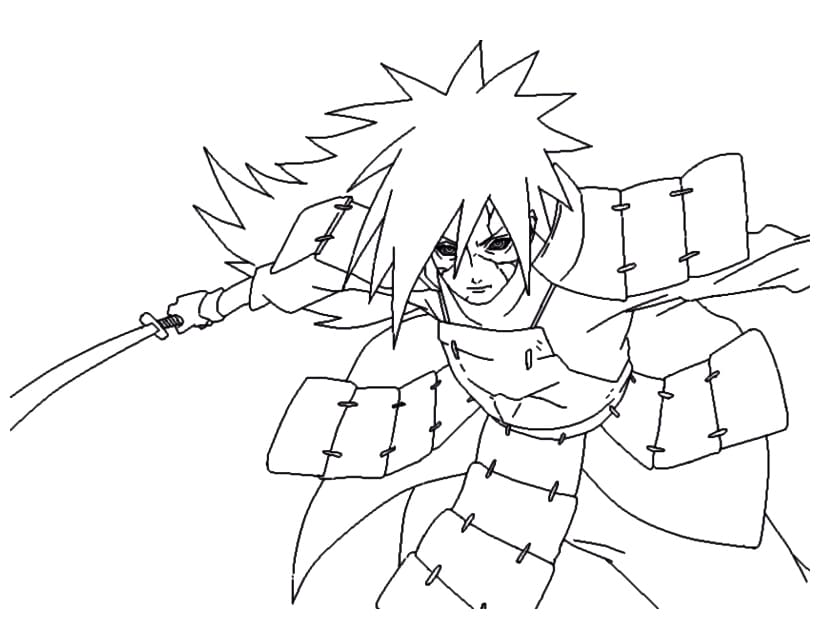 Yazdırılabilir Madara Çocuklar İçin Boyama Sayfası