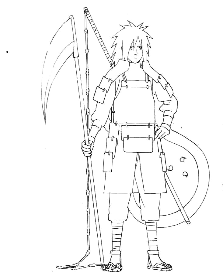 Yazdırılabilir Madara Resim Boyama Sayfası