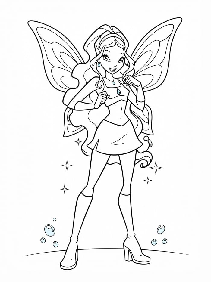 Aisha Winx Club Boyama Sayfası