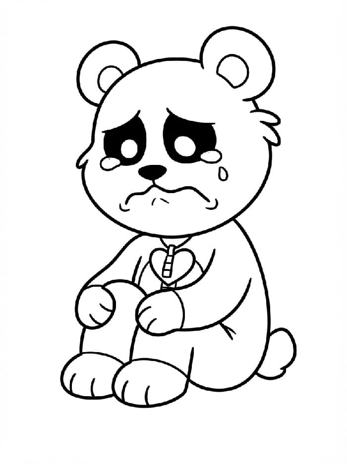 Animasyon Bobby BearHug Boyama Sayfası