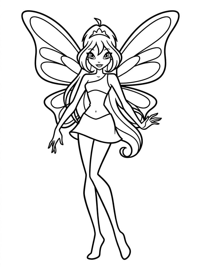 Bloom Winx Club Boyama Sayfası