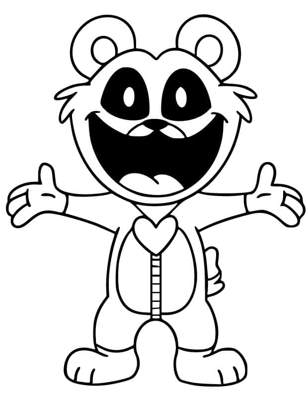 Bobby BearHug bedava yazdırılabilir Boyama Sayfası