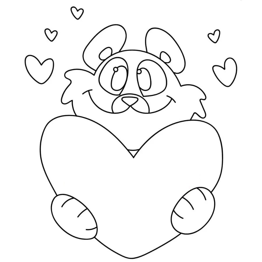 Bobby BearHug ücretsiz Boyama Sayfası