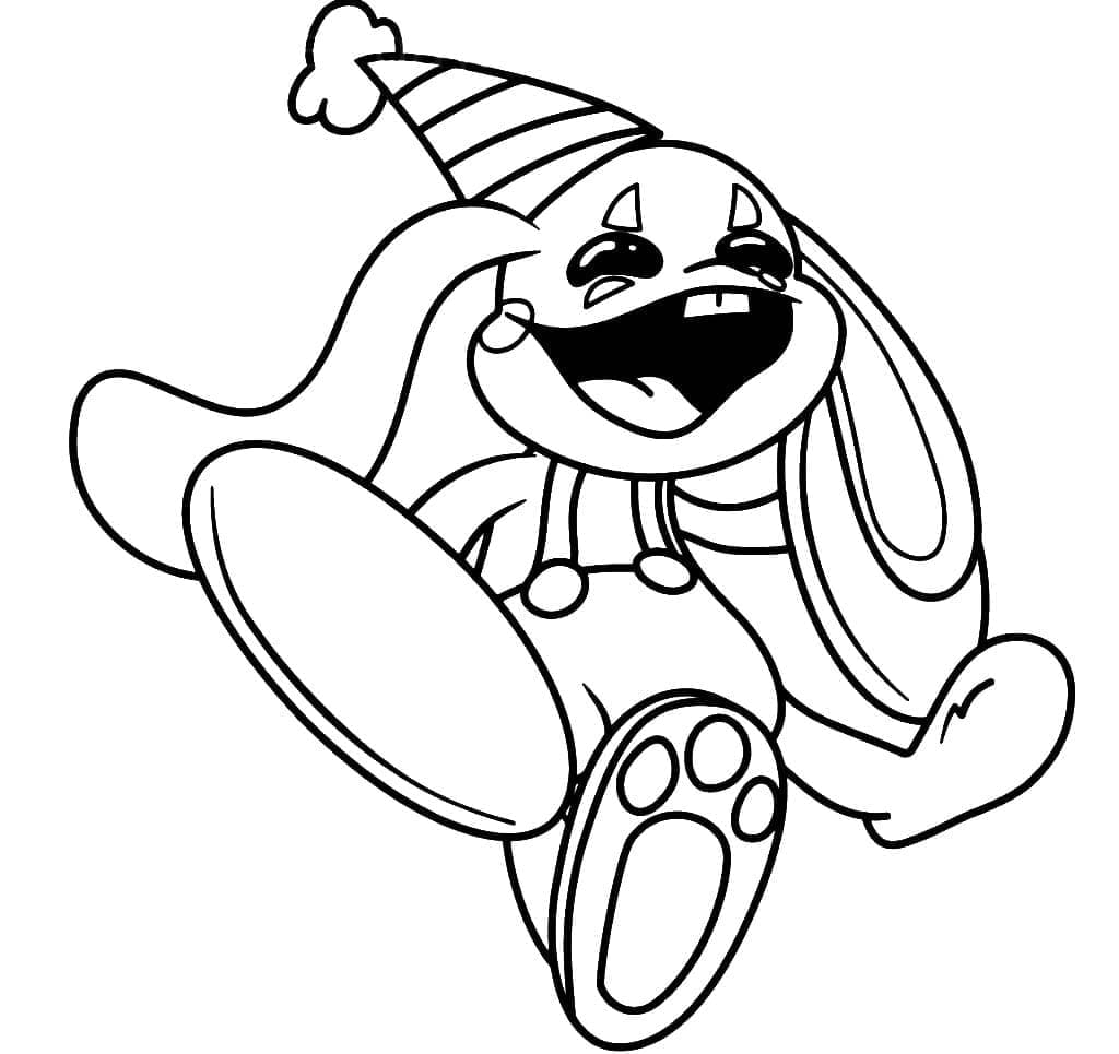 Bunzo Bunny Yazdır Boyama Sayfası