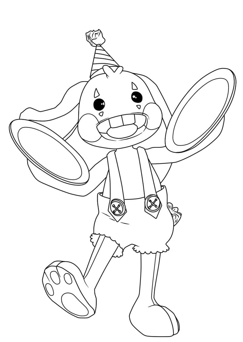 Bunzo Bunny Boyama Sayfaları