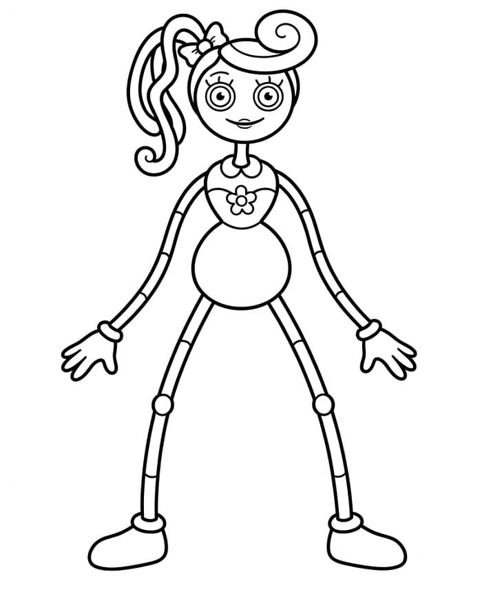 Harika Mommy Long Legs Boyama Sayfası