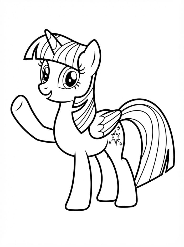 My Little Pony Twilight Sparkle Boyama Sayfası