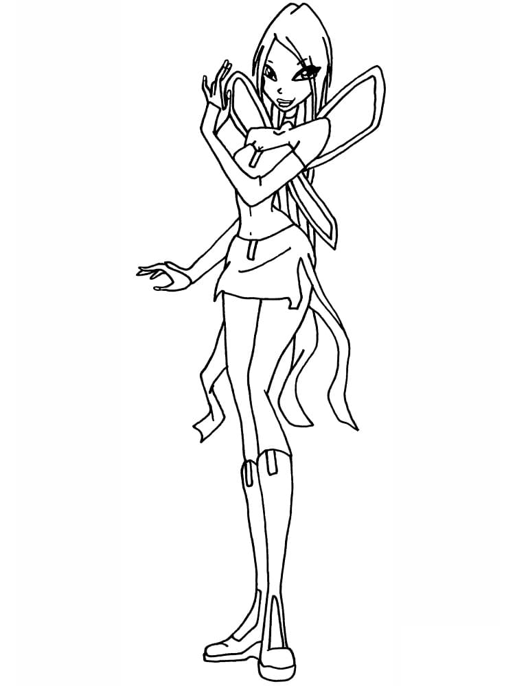 Nova Winx Club Boyama Sayfası