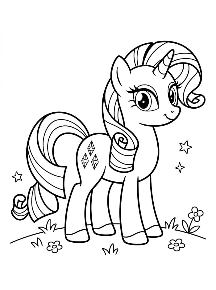 Rarity Midilli Boyama Sayfası