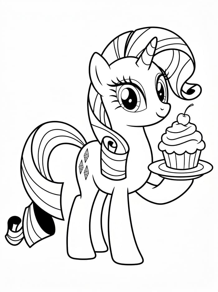 Rarity Ücretsiz Boyama Sayfası