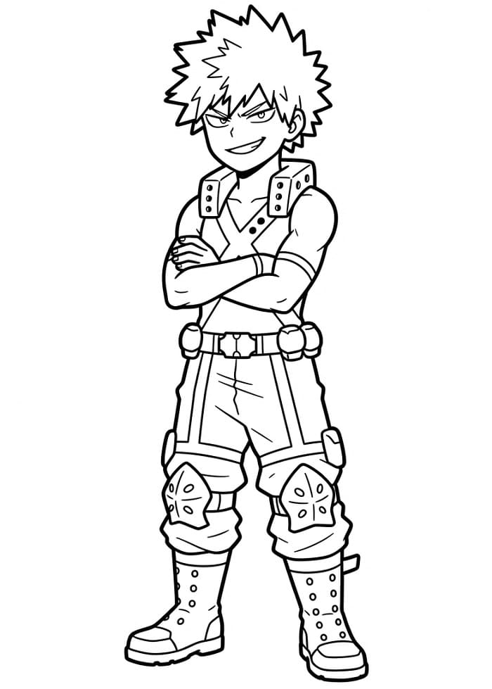 Katsuki Bakugo Boyama Sayfaları