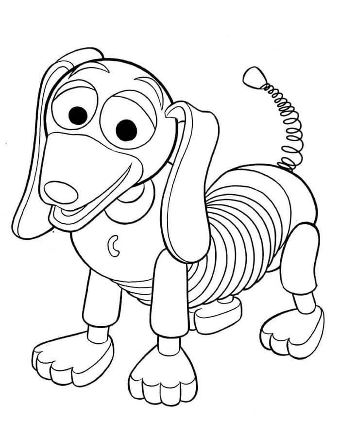 Slinky Oyuncak Hikayesi 5 Boyama Sayfası