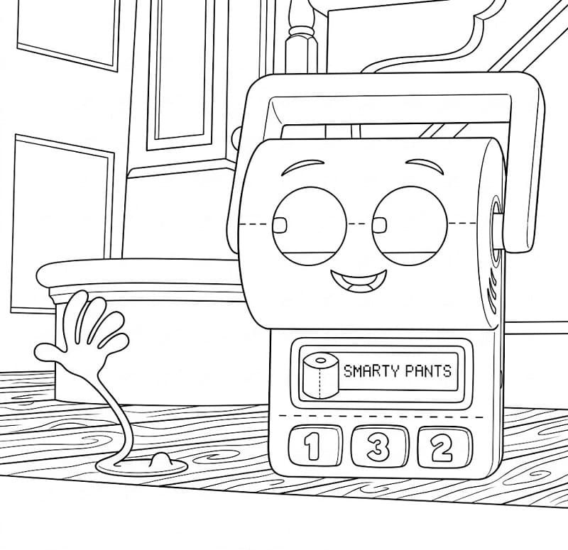 Smarty Pants Oyuncak Hikayesi 5 Boyama Sayfası