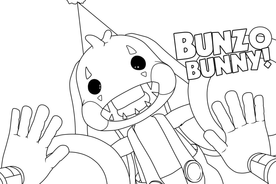 Tatlı Bunzo Bunny Boyama Sayfası