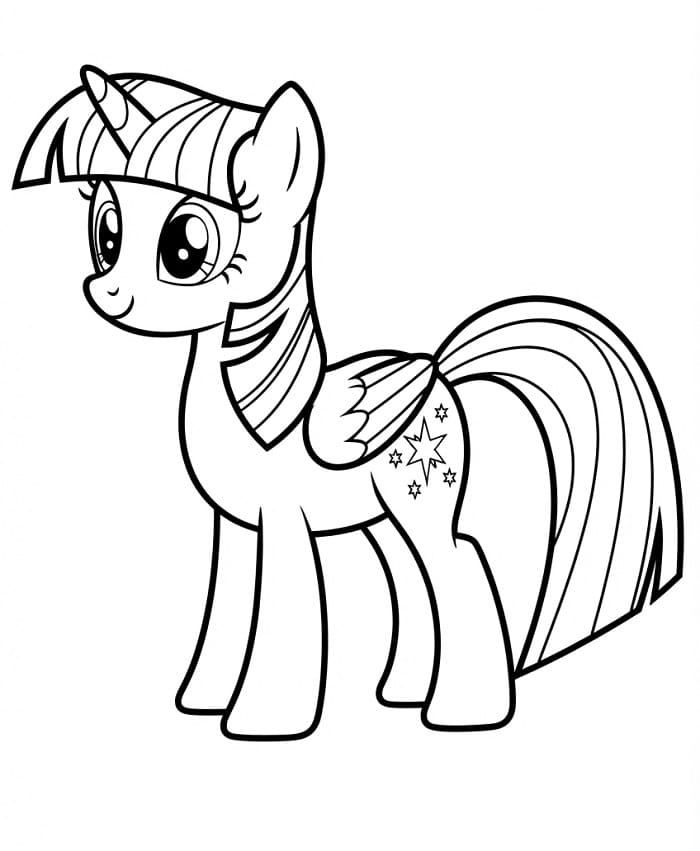 Twilight Sparkle Boyama Sayfaları