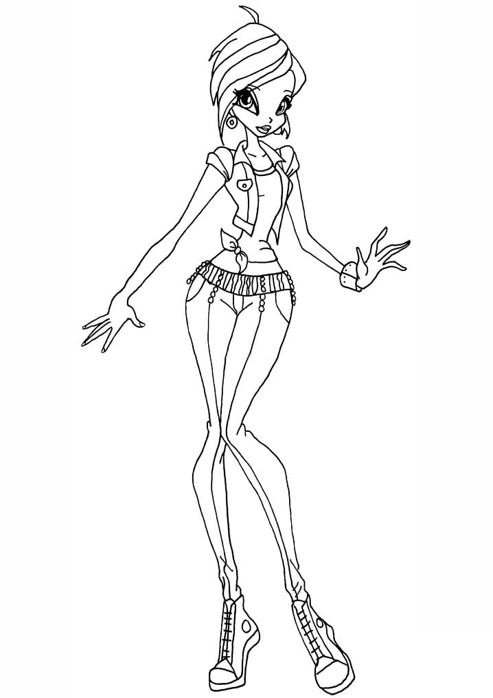 Winx Club (4) Boyama Sayfası