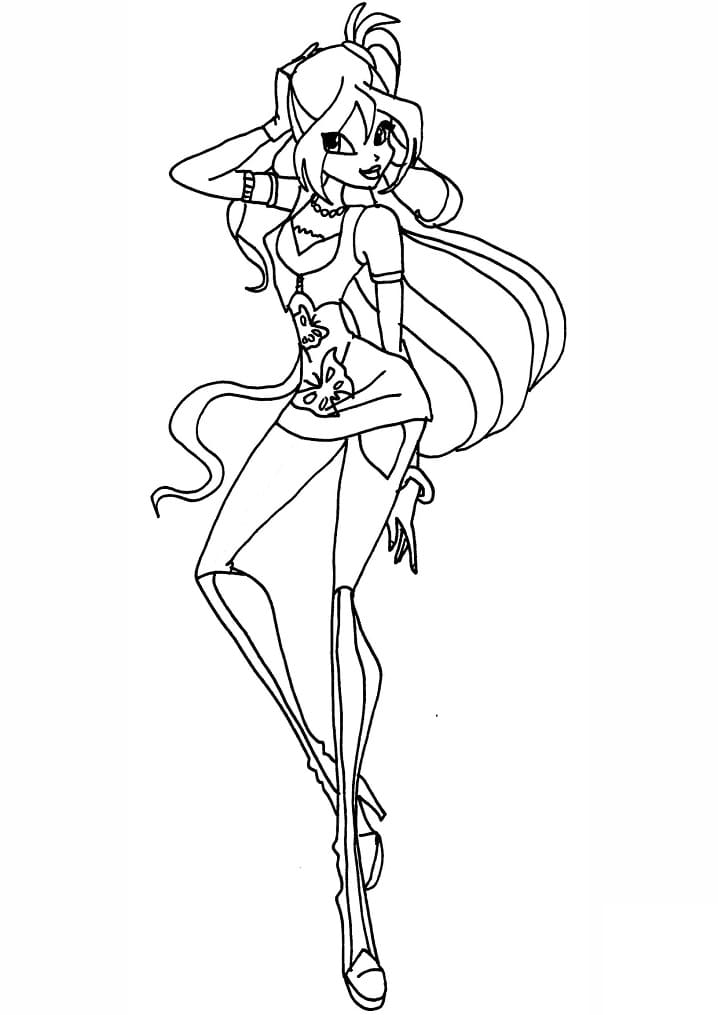 Winx Club (8) Boyama Sayfası