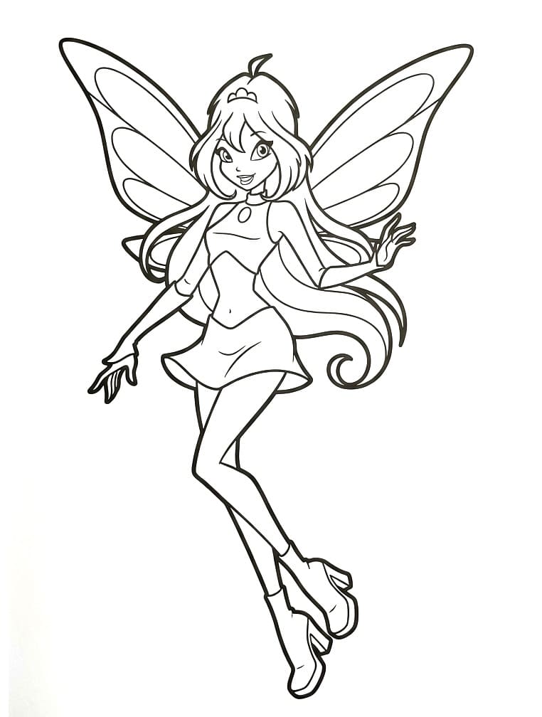 Winx Club Bloom Boyama Sayfası