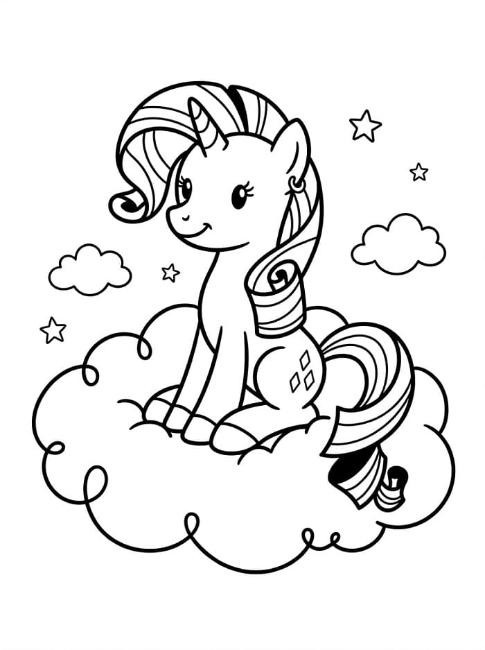 Rarity Boyama Sayfaları