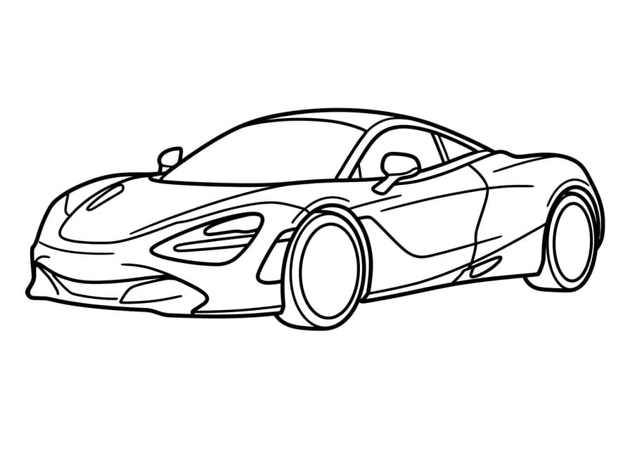 Basit McLaren Boyama Sayfası