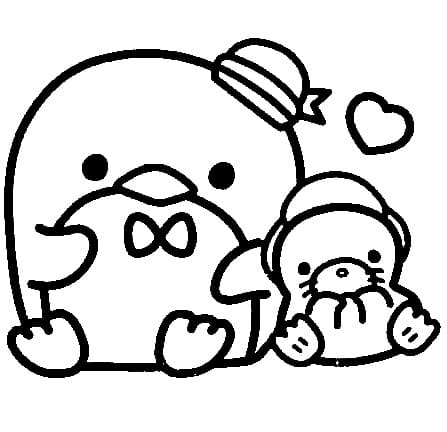 Sanrio 2 Yaş Çocuklar İçin Boyama Sayfası