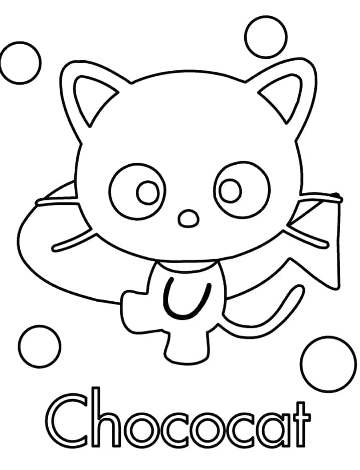 Sanrio Baskı İçin Boyama Sayfası