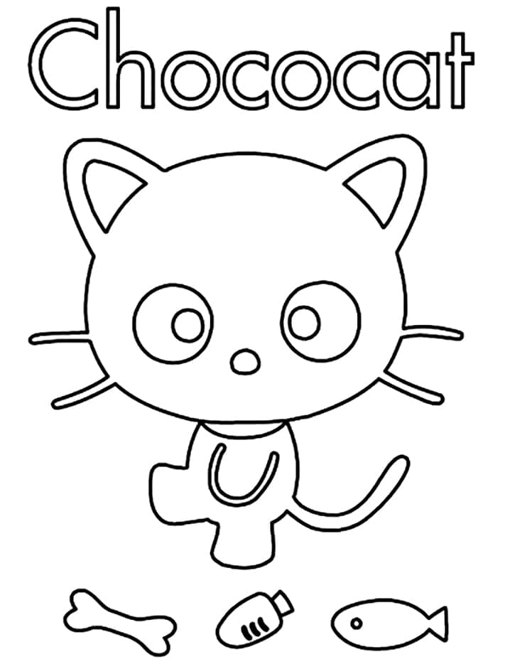 Sanrio Çocuklar İçin Boyama Sayfası