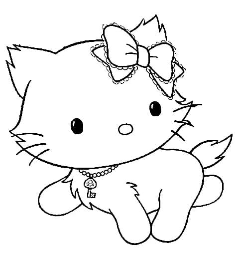 Sanrio Görseli Boyama Sayfası