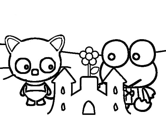 Sanrio Ücretsiz Çocuklar İçin Boyama Sayfası