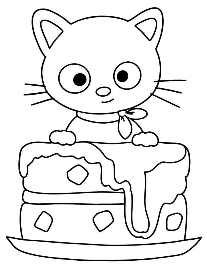 Sanrio Yazdırılabilir Çocuklar İçin Boyama Sayfası