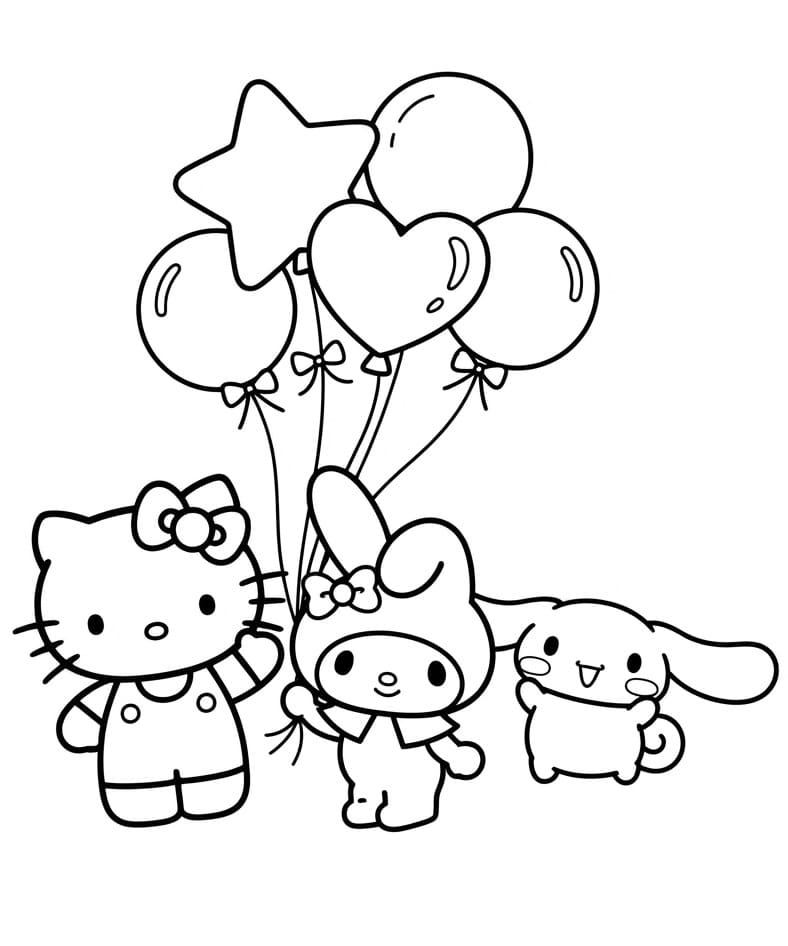 Sanrio Boyama Sayfaları