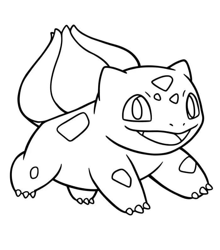 Ücretsiz Bulbasaur Baskı Boyama Sayfası