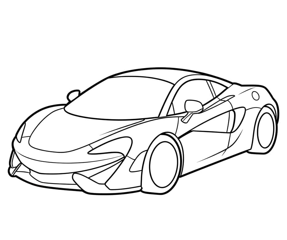 Ücretsiz McLaren Görsel Boyama Sayfası