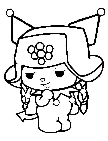 Ücretsiz Sanrio Çocuklar İçin Boyama Sayfası