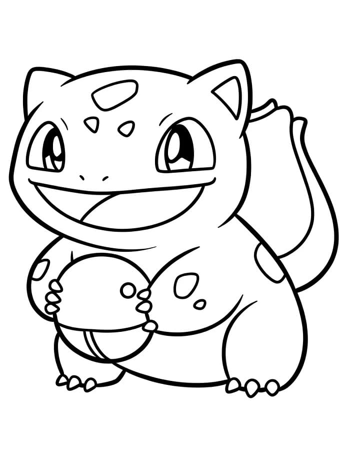 Ücretsiz Yazdırılabilir Bulbasaur Boyama Sayfası