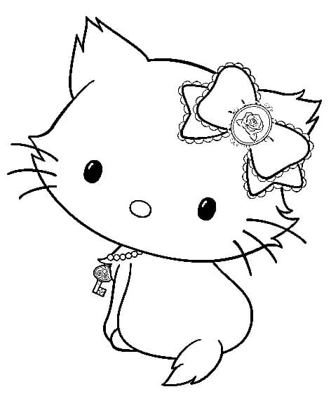 Ücretsiz Yazdırılabilir Sanrio Boyama Sayfası