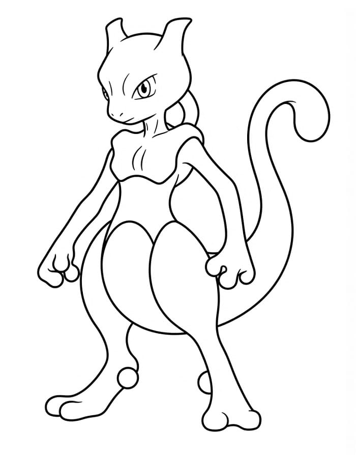 Mewtwo Boyama Sayfaları