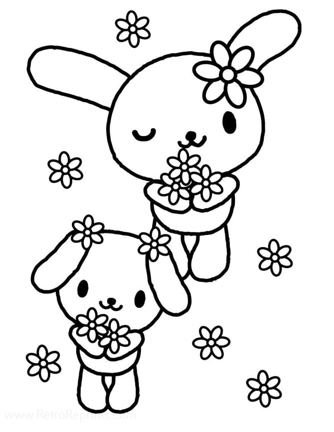 Yazdırılabilir Sanrio Ücretsiz Boyama Sayfası