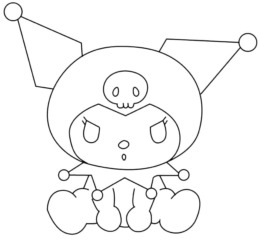Yazdırılabilir Ücretsiz Sanrio Boyama Sayfası