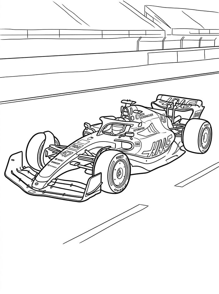 Formula 1 Hızlı Boyama Sayfası