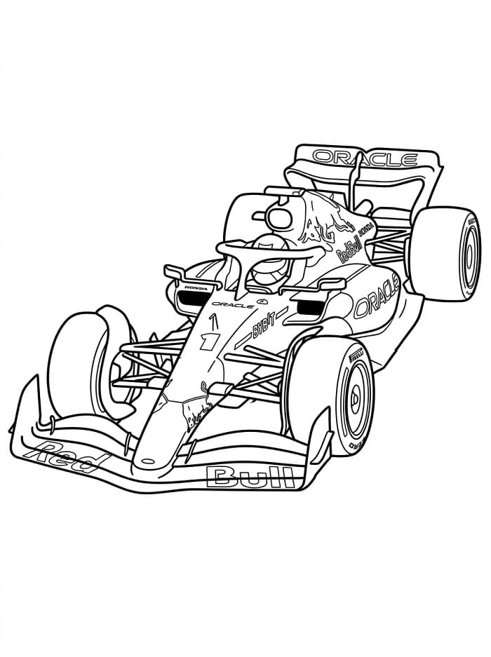 Harika Formula 1 Boyama Sayfası