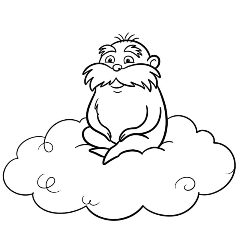 Lorax Bedava Boyama Sayfası