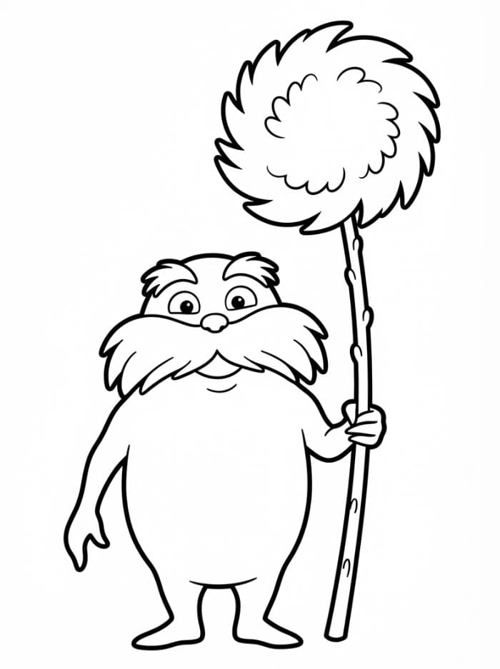 Lorax Ücretsiz Yazdırılabilir Boyama Sayfası