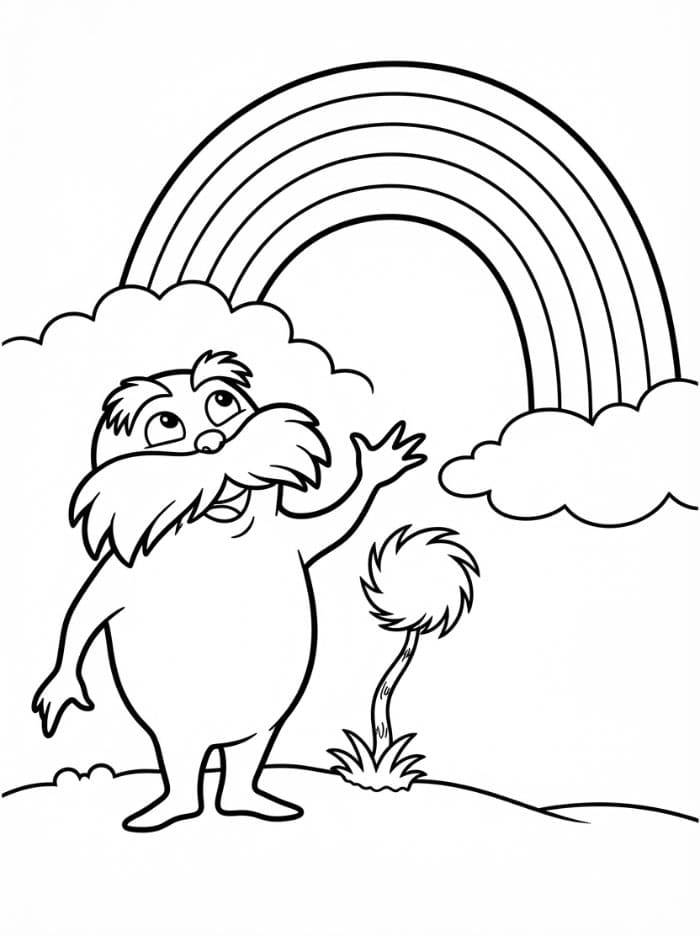 Lorax Yazdır Boyama Sayfası