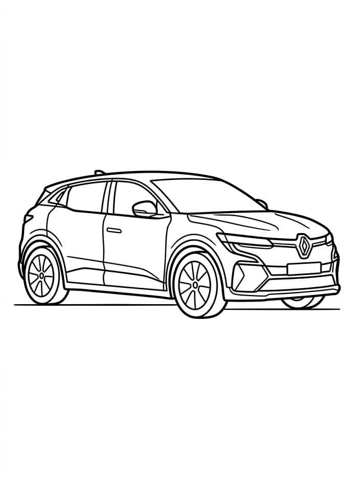 Modern Renault Boyama Sayfası
