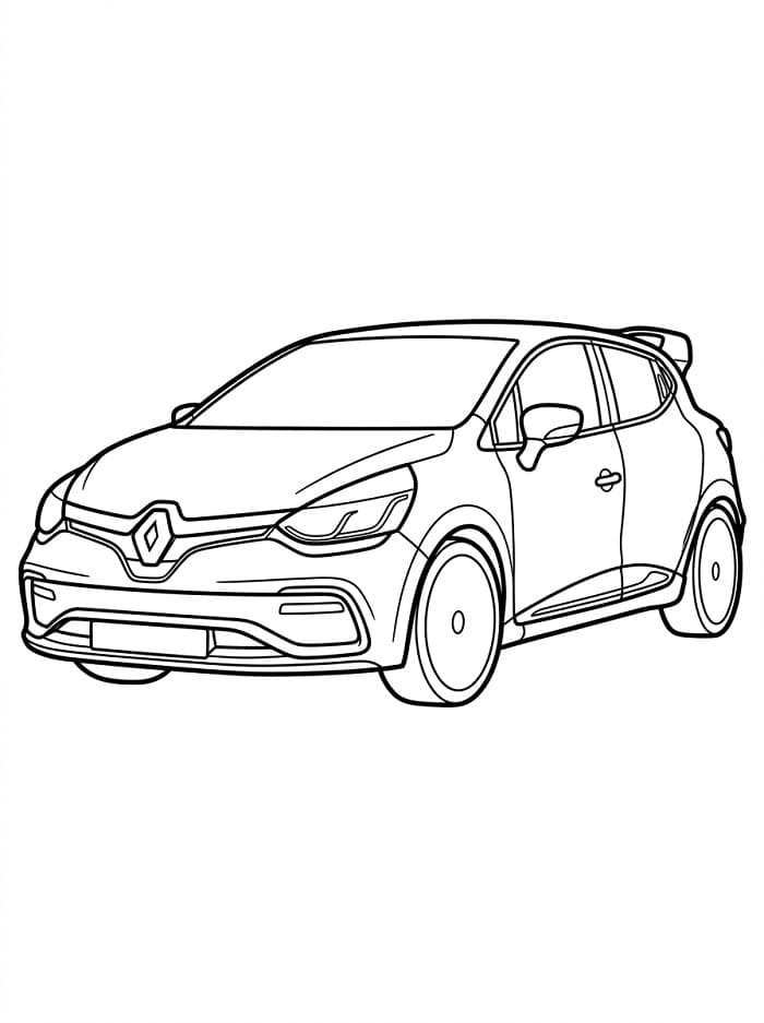 Renault Clio RS Boyama Sayfası