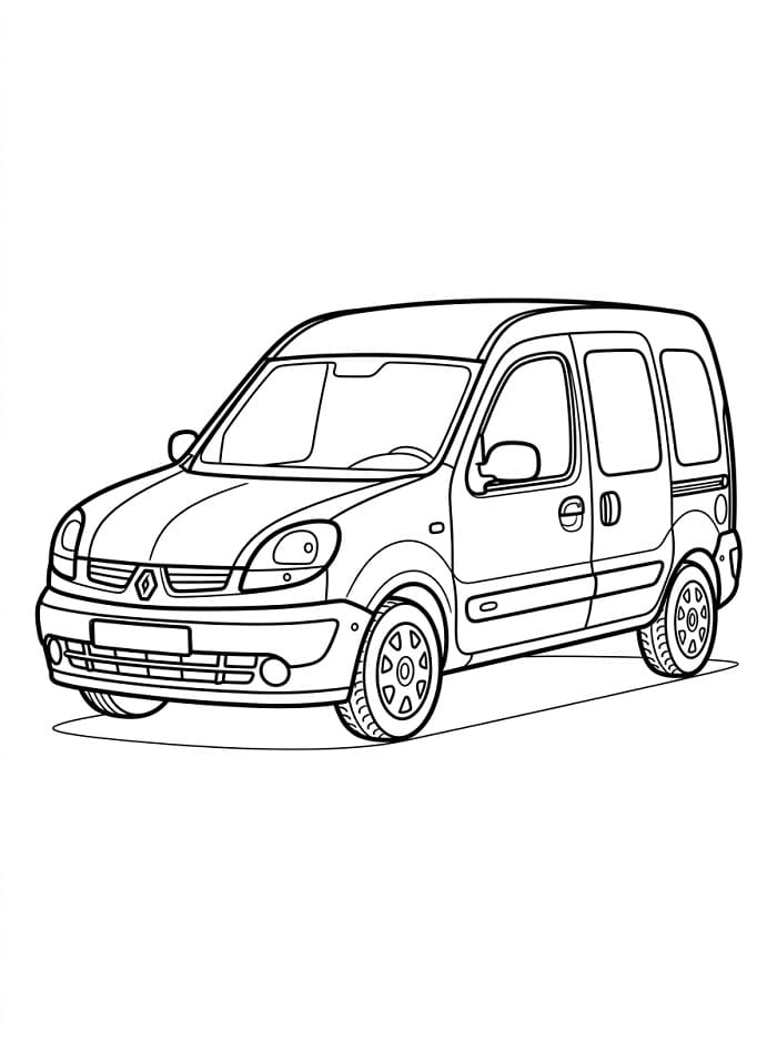 Renault Kangoo Compact Boyama Sayfası
