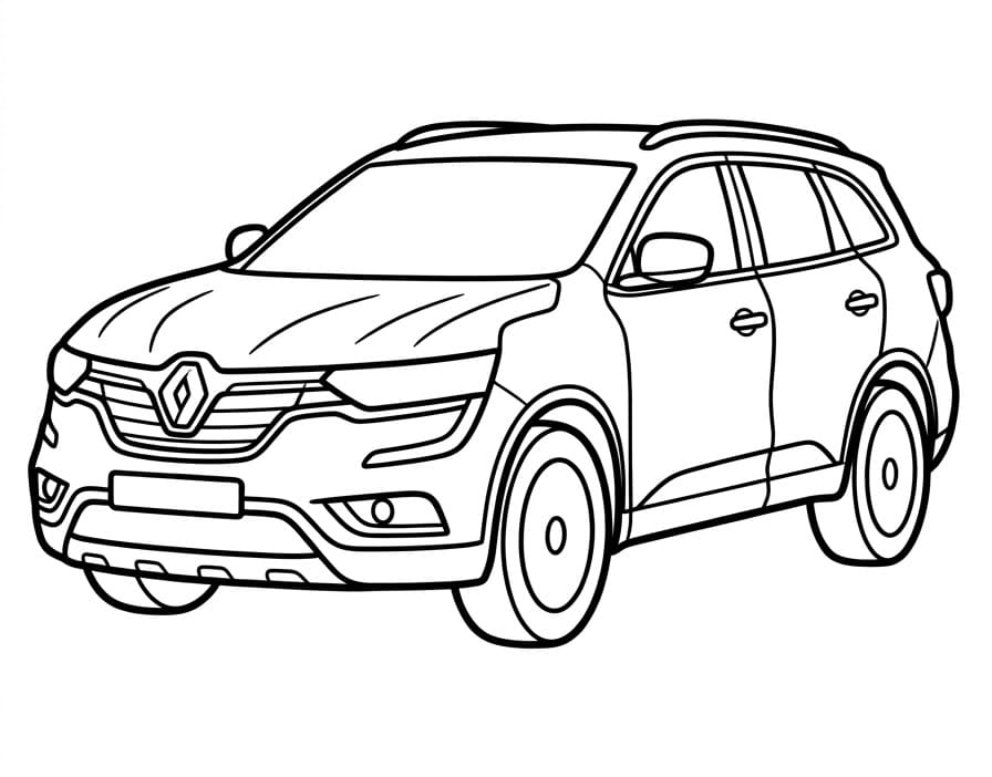 Renault Koleos Boyama Sayfası