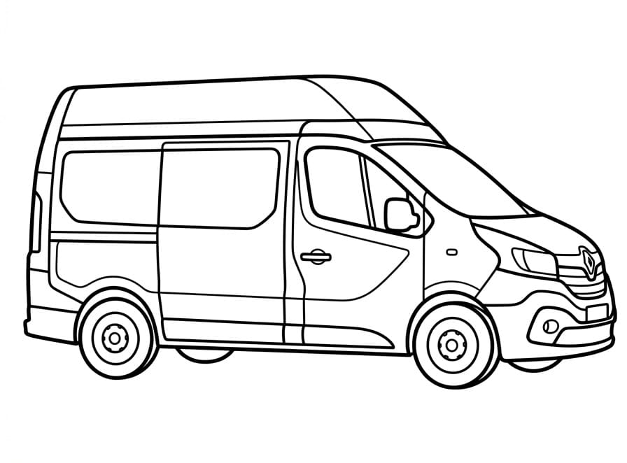 Renault Trafic Boyama Sayfası